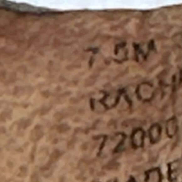 Frye Brown Leather Sandals with Gold Accents - Picture 6 of 6